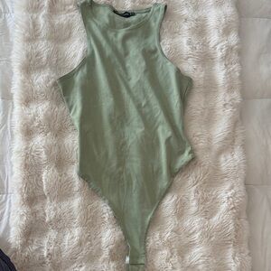 PrettyLittleThing Olive Green Bodysuit